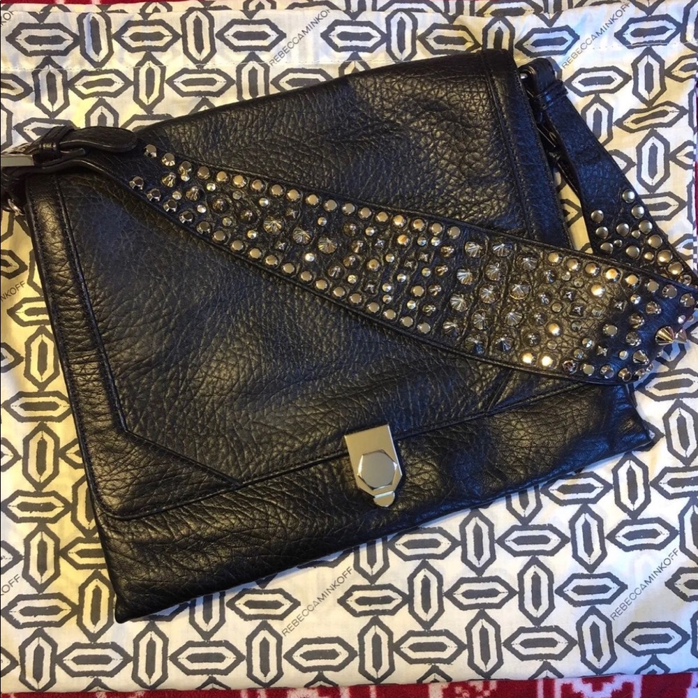 Rebecca Minkoff Studded Jax Shoulder Bag